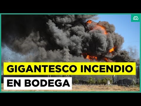 Incendio en San Bernardo genera nube de humo negro