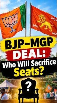 BJP–MGP Alliance for Goa 2027: Will the Deal Happen?