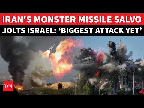 On Cam: Iran RIPS OPEN Israel's Iron Dome, Huge Explosions Over Tel Aviv In MERCILESS Revenge