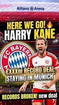 HERE WE GO! 🔥 Harry Kane Signs New Record Deal At Bayern Munich!