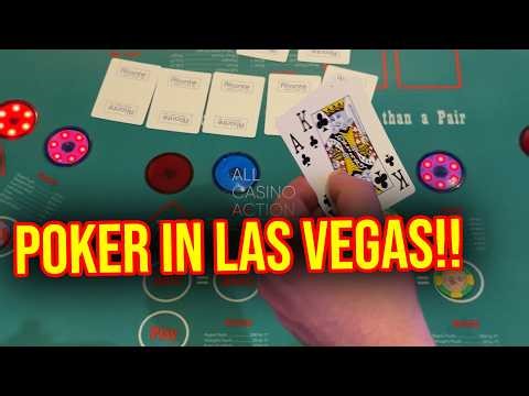 FULL HOUSE!! ULTIMATE TEXAS HOLD'EM POKER IN LAS VEGAS!! #ultimatetexasholdem #poker