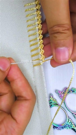 Get Ready for the MOST BEAUTIFUL Embroidery Technique EVER! 🔥 #diy #tutorial #crochet