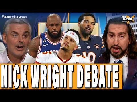 Nick Wright DEBATE: Mahomes & Chiefs STRUGGLE, Caleb TOP-3 QB? + LeBron & 76ers | Colin Cowherd HERD