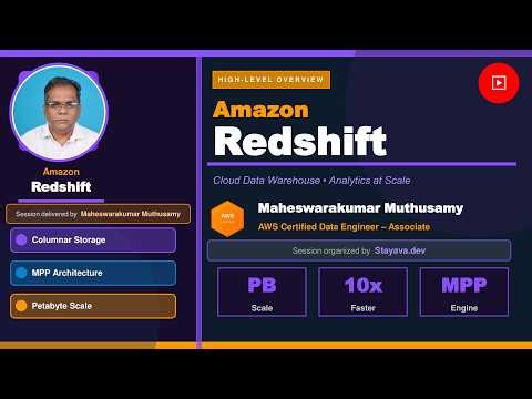 Amazon Redshift High-Level Overview by Maheswarakumar, -AWS Certified Data Engineer Associate