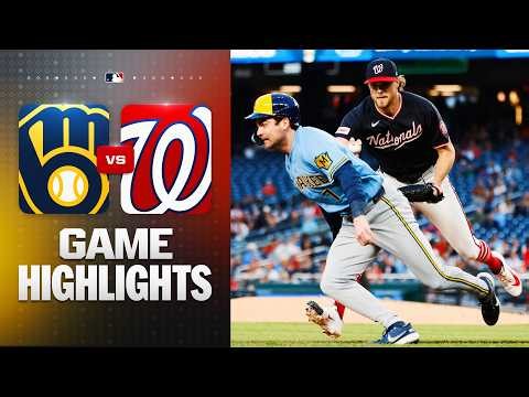 Brewers vs. Nationals Game Highlights (5/1/26) | MLB Highlights