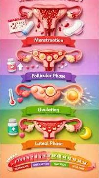 Menstrual Cycle Phases | Female Reproductive System | ANM | Nursing