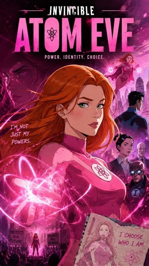 Atom Eve Discovers Her Incredible Powers for the First Time ✨ | Invincible: Atom Eve#funny