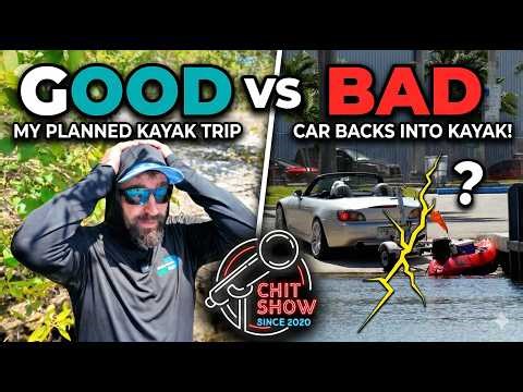 Grandpa Runs Over Kayak ! I'm Going To Hell After This ! (Chit Show)