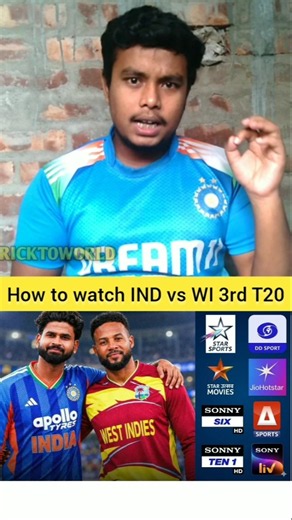 IND vs WI Live Match Today | India vs West Indies 3rd T20 Live Kaise Dekhe? | Live Streaming App