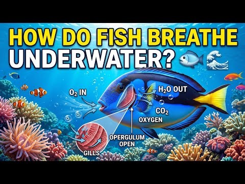 How Do Fish Breathe Underwater? 🐟🌊 | The Amazing Science of Fish Gills