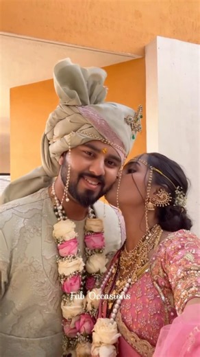 Couple Finally Married | Indian Wedding | True Love Wins | Romantic Couple | Kiss | Love Marriage