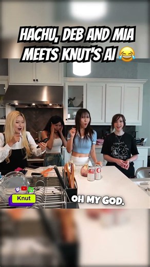 Hachu, Deb and Mia meets knut's Ai 😂