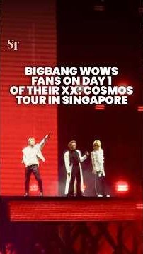 BigBang wows fans on day 1 of their XX: COSMOS tour in Singapore