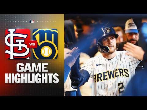 Cardinals vs. Brewers Game Highlights (9/26/26) | MLB Highlights