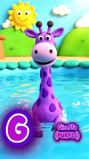 ABC Colorful CLAY Animal Song (EFGH) #abcsong #colorsong #claymation