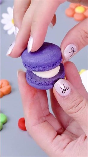 Ultimate Nutella Chocolate Macaron Dessert Hack 🍫🤤 #satisfying #shorts #cake #yummy