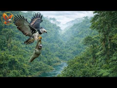 Harpy Eagle vs Sloth: The Eagle Expected Prey… But the Sloth Surprised It | Animal documentary