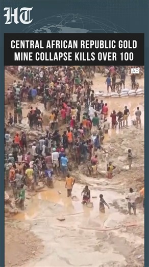 Central African Republic Gold Mine Disaster Leaves 100+ Dead, Several Trapped | #shorts