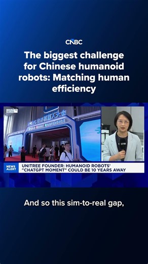 The biggest challenge for Chinese humanoid robots: Matching human efficiency