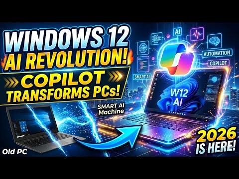 Windows 12 AI Update: Microsoft Copilot Transforms PCs Into Smart AI Machines 2026 Revolution