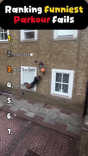 Ranking funniest parkour fails!