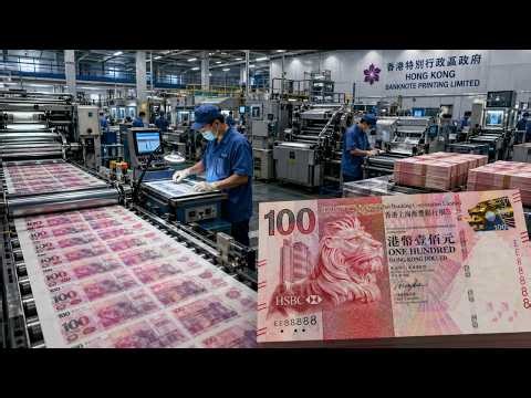 Inside Hong Kong's Money Factory: Why 3 Different Banks Print the Same Money (Full Process)