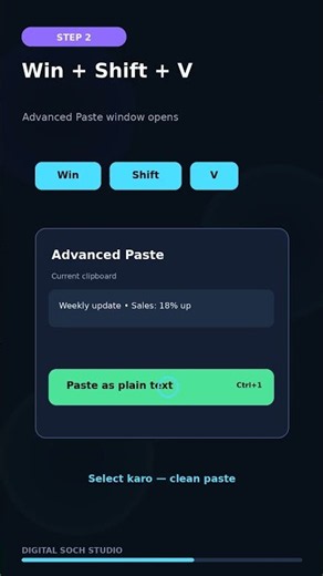 Paste Without Formatting: PowerToys Advanced Paste #Shorts