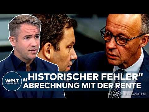 RENTENREFORM: "Historischer Fehler" – Experte rechnet mit Regierungsplänen ab