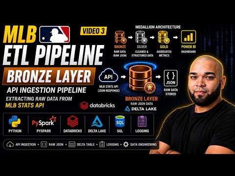 Bronze Layer Explained | MLB ETL Pipeline using Databricks, PySpark & Delta Lake