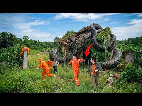 Dangerous Encounter With Giant Python in Abandoned Village – We Ran for Our Lives