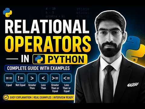 Mastering Relational Operators in Python | Complete Beginner to Pro Guide