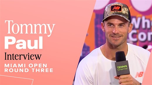 Paul reflects on three-set victory over Collignon and praises camaraderie with fellow Americans at the Miami Open - Tennis Tonic - News, Predictions, H2H, Live Scores, stats