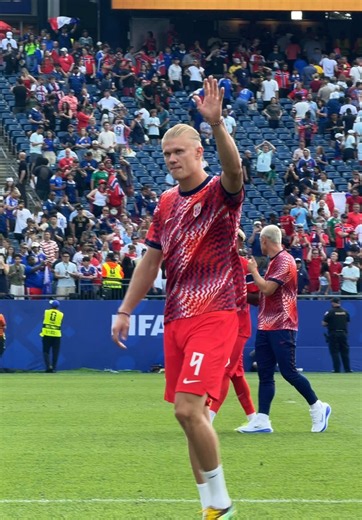 Erling Haaland after the game against France #haaland #norway #fifaworldcup #sportstiktok #footballtiktok