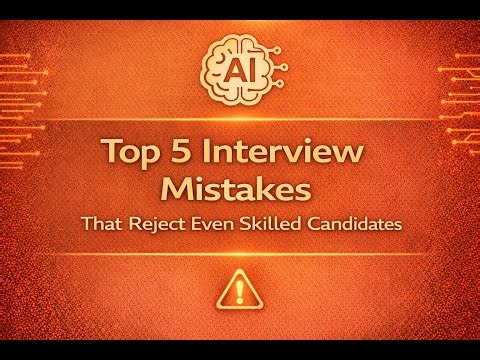 Top 5 Interview Mistakes That Reject Even Skilled Candidates