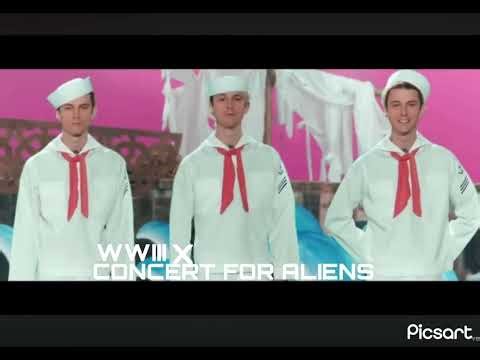 ALIENS ARE REAL( MGK Concert for Aliens) poster music video 