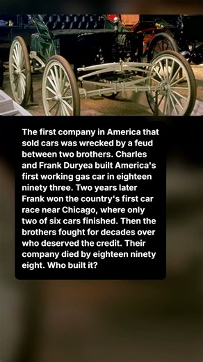 The First US Car Company Was Torn Apart
