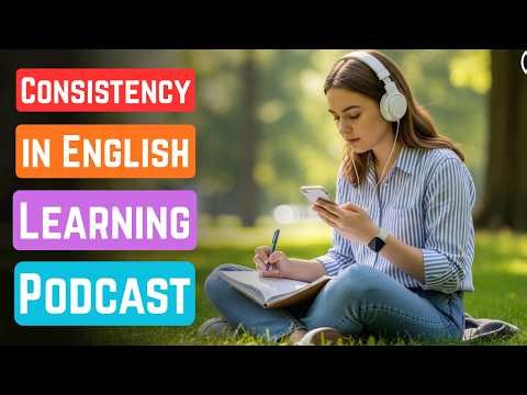 Consistency in English Learning || Advanced English Listening Podcast