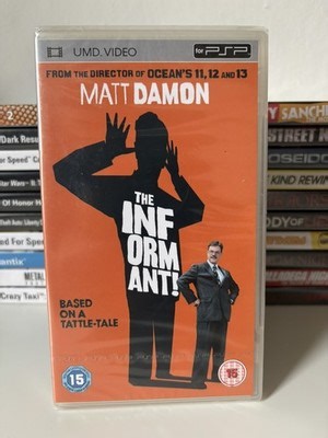 The Informant Sony PSP UMD Video Movie New Sealed Matt Damon | eBay UK
