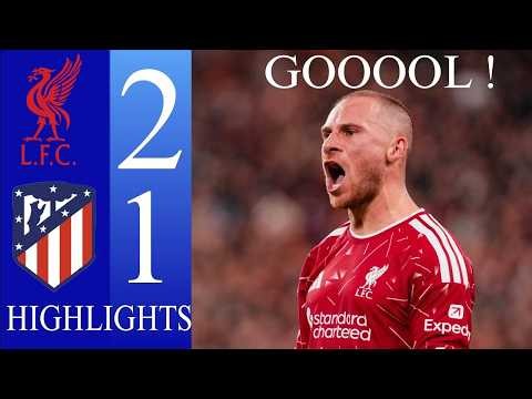 Liverpool vs Atletico Madrid Highlights | SZOBOSZLAI & MAC ALLISTER GOALS! 🔥 Champions League