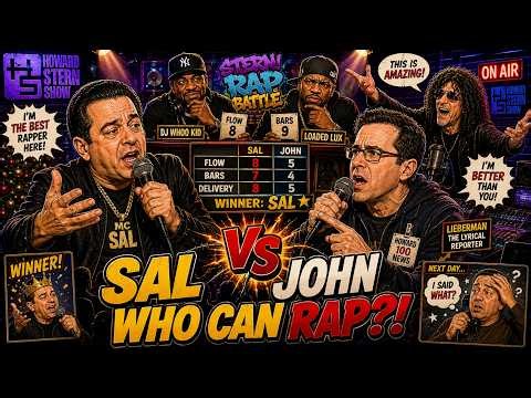 Sal vs. John in a Rap Battle... Howard Brought in Real Rap Legends 😂 | The Howard Stern Show