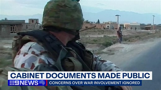Once-secret cabinet documents have been made public today, revealing recommendations to minimise Australia's involvement in the Afghanistan War were ignored. #9News | 9 News