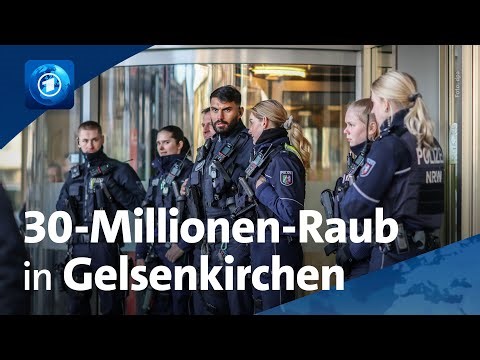 Geschätzte 30 Millionen Euro erbeutet: Spektakulärer Bankraub in einer Sparkasse in Gelsenkirchen