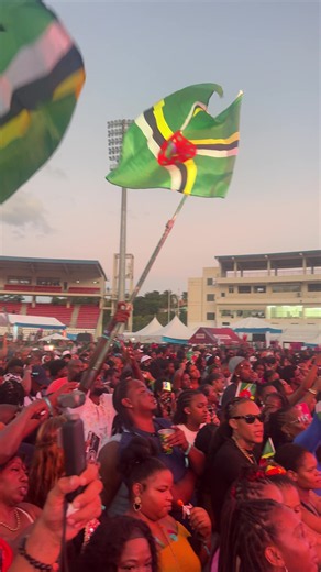 From night to morning! 🙌🏾 #worldcreolemusicfestival #dominica
