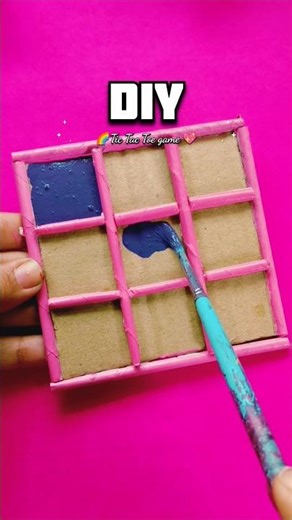 💖DIY Tic Tac Toe Game 😍 | Easy Paper Craft at Home
