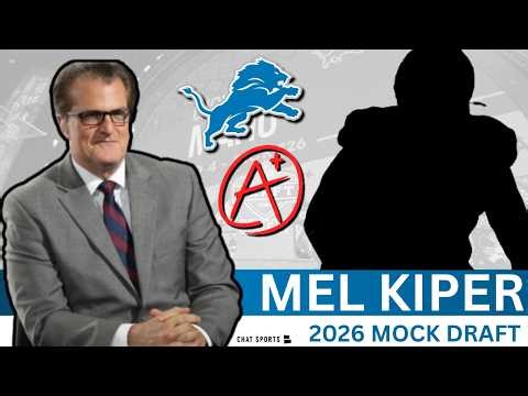 NFL Draft EXPERT Mel Kiper Reveals Lions' Shocking #17 Pick!