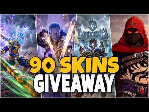 This is SHOCKING! 😳 90 LEGENDARY SKIN Giveaway || Shadow Fight 4 Arena
