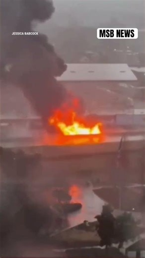 HIGHWAY INFERNO: Massive Fuel Tanker Explosion Shuts Down Grand Rapids 🚨 #2026