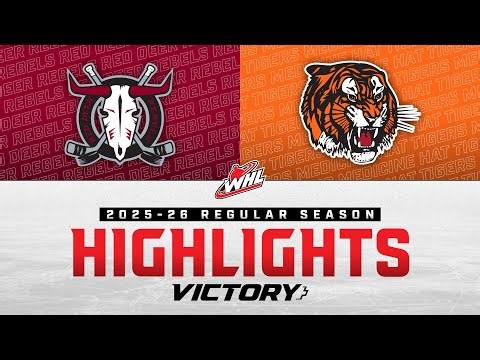 Red Deer Rebels at Medicine Hat Tigers 12/28 | WHL Highlights 2025-26