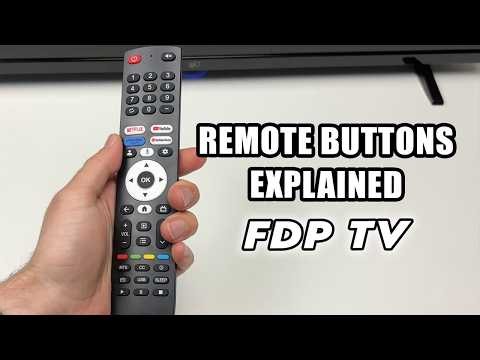 FDP TV : All Buttons of the Remote Control Explained