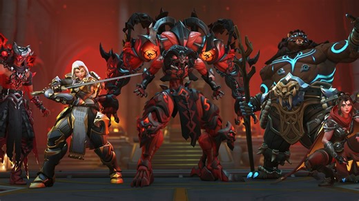 Overwatch x Diablo 4 Collab Skins Trailer 🔥🐐Mephisto Ramattra🛡️Paladin Brigitte😈Warlock Lifeweaver🏹Rogue Freja🐻Mauga DruidThe #Overwatch x @Diablo collab skin trailer has been released on Weibo. The Diablo collaboration skins are launching today!